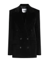 Msgm Woman Blazer Black Size 2 Cotton
