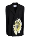 Msgm Woman Blazer Black Size 6 Polyester, Wool, Elastane In Black