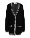 Msgm Woman Cardigan Black Size M Wool, Mohair Wool