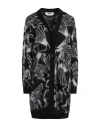 Msgm Woman Cardigan Black Size S Acrylic, Polyamide, Mohair Wool In Black