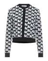 Msgm Woman Cardigan Black Size Xs Viscose, Polyester