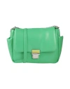 Msgm Woman Cross-body Bag Green Size - Leather