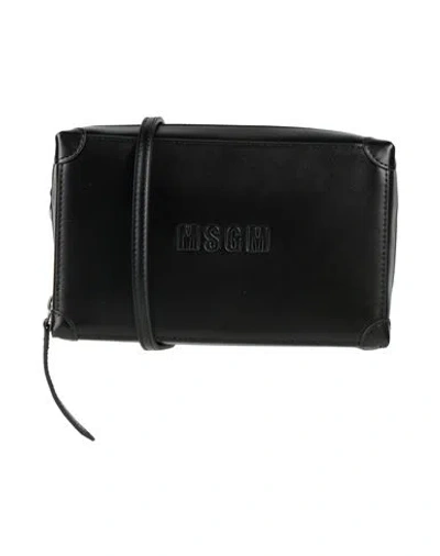 Msgm Woman Cross-body Bag Black Size - Leather