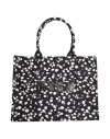 Msgm Woman Handbag Black Size - Textile Fibers In Black
