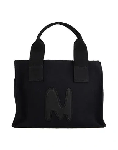 Msgm Woman Handbag Black Size - Cotton, Polyester