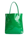 Msgm Woman Handbag Green Size - Calfskin In Green