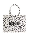 Msgm Woman Handbag Off White Size - Textile Fibers In White