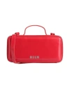 Msgm Woman Handbag Red Size - Calfskin In Red