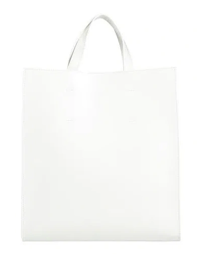 Msgm Woman Handbag White Size - Calfskin