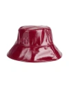 Msgm Woman Hat Garnet Size S Polyester In Red