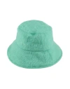 Msgm Woman Hat Green Size L Virgin Wool, Polyamide, Alpaca Wool