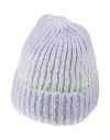 Msgm Woman Hat Light Purple Size Onesize Acrylic, Wool, Polyamide