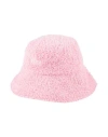 Msgm Woman Hat Pink Size L Polyamide, Polyester, Acrylic In Pink