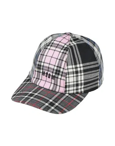 Msgm Woman Hat Pink Size Onesize Virgin Wool