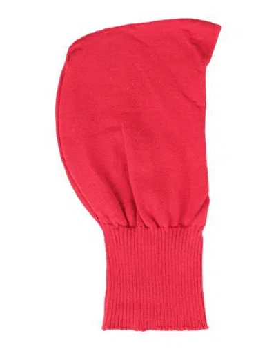 Msgm Woman Hat Red Size Onesize Wool, Acrylic, Polyamide, Elastane