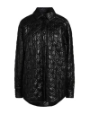 Msgm Woman Jacket Black Size 6 Polyester
