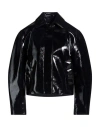 Msgm Woman Jacket Black Size 8 Polyester In Black