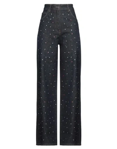 Msgm Woman Jeans Blue Size 2 Cotton