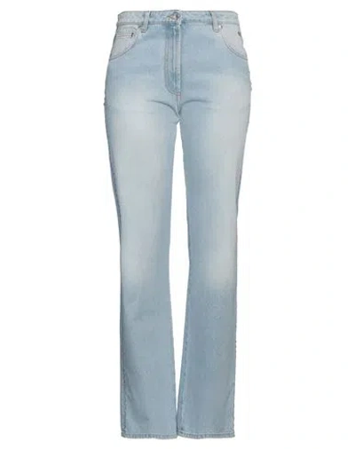 Msgm Woman Jeans Blue Size 4 Cotton, Polyester