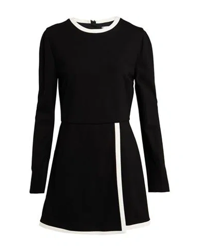 MSGM MSGM WOMAN JUMPSUIT BLACK SIZE 8 VISCOSE, POLYAMIDE, ELASTANE
