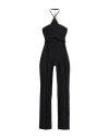 Msgm Woman Jumpsuit Black Size 8 Polyester, Viscose, Elastane
