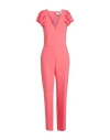 Msgm Woman Jumpsuit Pink Size 6 Polyester, Viscose, Elastane