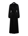 Msgm Woman Maxi Dress Black Size 4 Acetate, Viscose