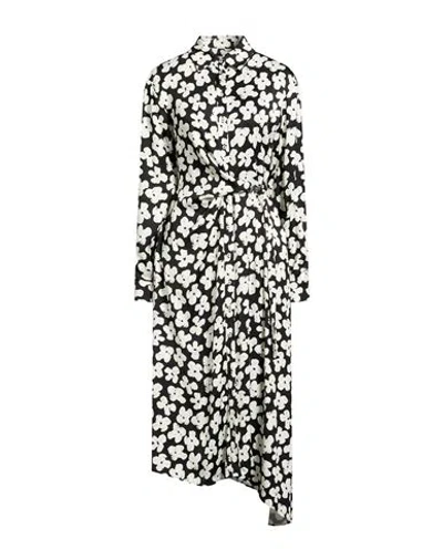 Msgm Woman Maxi Dress Black Size 4 Viscose