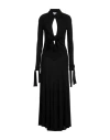 Msgm Woman Maxi Dress Black Size 6 Viscose In Black