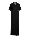Msgm Woman Maxi Dress Black Size M Cotton In Black