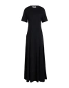 Msgm Woman Maxi Dress Black Size S Cotton In Black