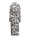Msgm Woman Maxi Dress White Size 10 Viscose In White