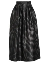 Msgm Woman Maxi Skirt Black Size 2 Polyester