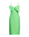 Msgm Midi Dresses In Green