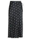 Msgm Woman Midi Skirt Black Size 10 Viscose In Black