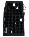Msgm Woman Midi Skirt Black Size 4 Cotton, Elastane, Polyester In Black