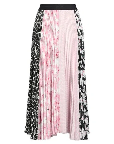 Msgm Woman Midi Skirt Light Pink Size 6 Polyester