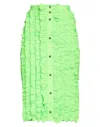 Msgm Midi Skirts In Green