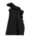 Msgm Woman Mini Dress Black Size 2 Polyester, Viscose, Elastane In Black