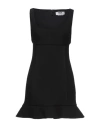 Msgm Woman Mini Dress Black Size 4 Polyamide