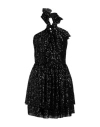 Msgm Woman Mini Dress Black Size 4 Polyester