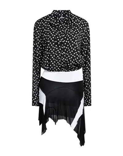 Msgm Woman Mini Dress Black Size 4 Polyester