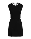 Msgm Mini Cut Out Dress In Black