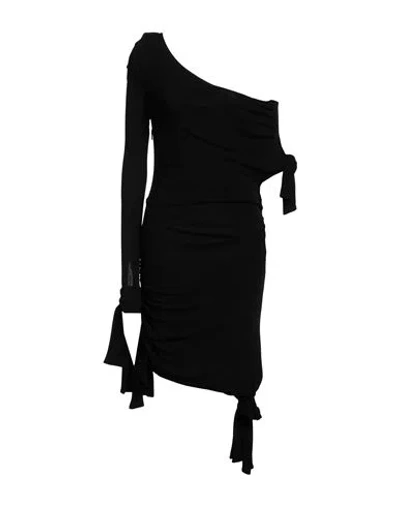 Msgm Woman Mini Dress Black Size 8 Viscose