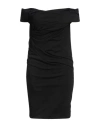 Msgm Woman Mini Dress Black Size M Cotton