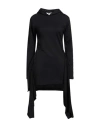 Msgm Woman Mini Dress Black Size Xs Cotton