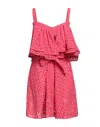 Msgm Short Dresses In Pink