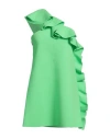 Msgm Woman Mini Dress Light Green Size 10 Polyester, Viscose, Elastane