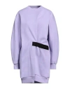 Msgm Woman Mini Dress Lilac Size S Cotton In Purple