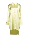 Msgm Woman Mini Dress Pastel Yellow Size 6 Viscose, Elastane